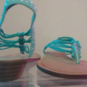 Strappy Sandals with Wedge Heel